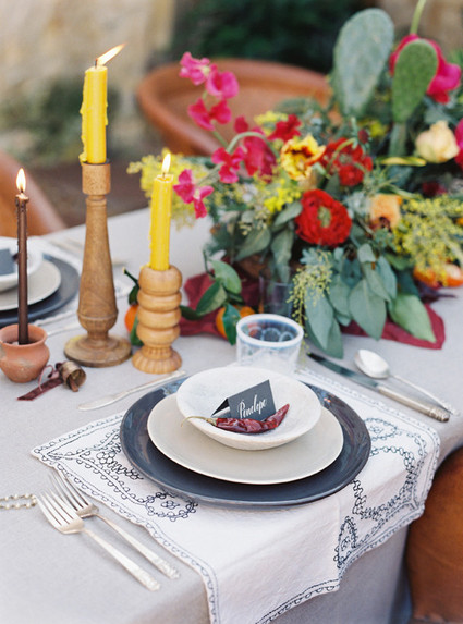 Spanish wedding decor