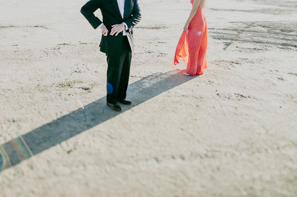 Smoke bomb engagement shoot