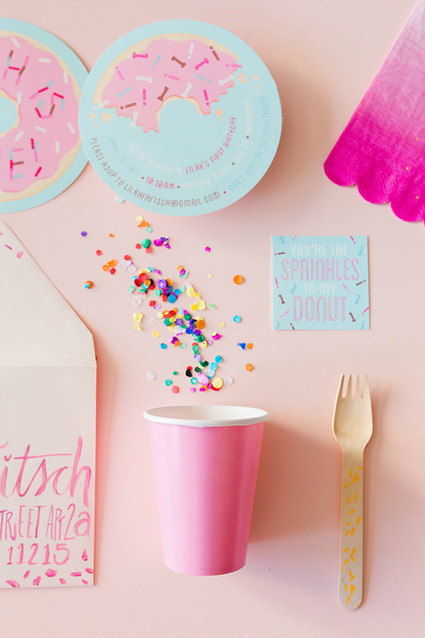 Donut party first birthday | Photos by Nicki Sebastian | 100 Layer Cakelet