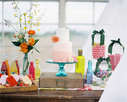 Ombre cake
