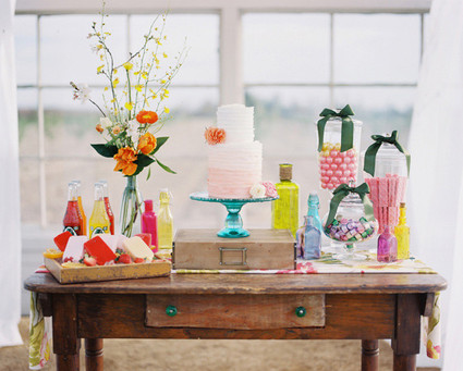 Modern dessert table