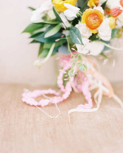 Spring bridal bouquet