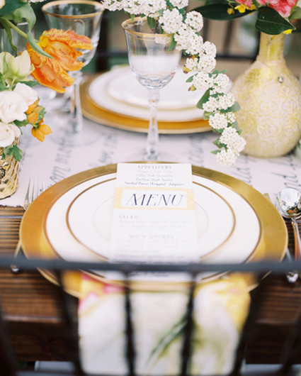 Spring tablescape
