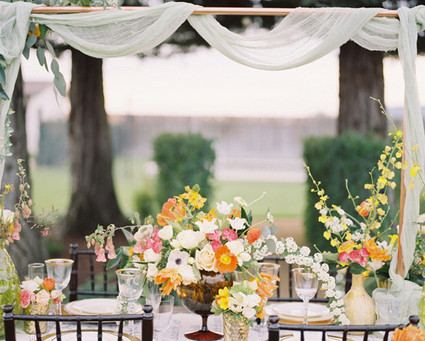 Spring tablescape