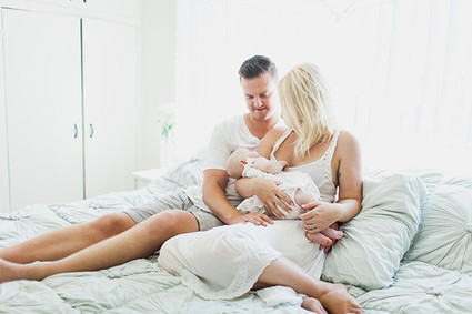 Mother and baby lifestyle photos by Poiema Photography | 100 Layer Cakelet