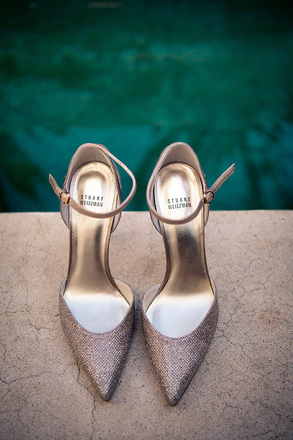 Stuart Weitzman wedding shoes