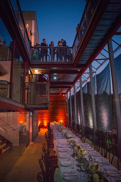 Modern Philip Dixon house wedding