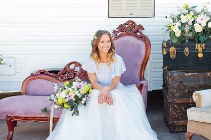 Modern spring wedding inspiration