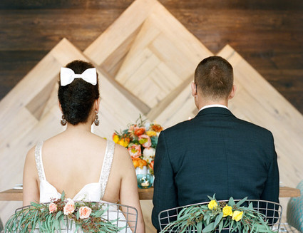 Mid-century modern wedding inspiration Inspiration