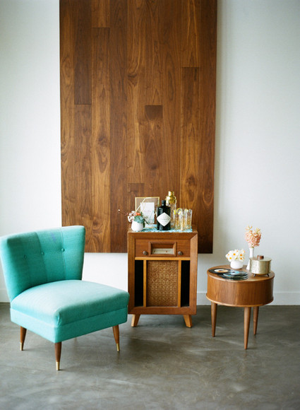 Mid-century modern wedding inspiration Inspiration