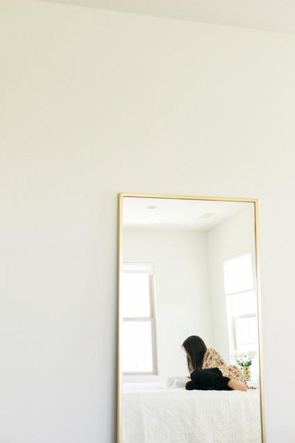 White nursery inspiration and newborn photos by Hello Pinecone