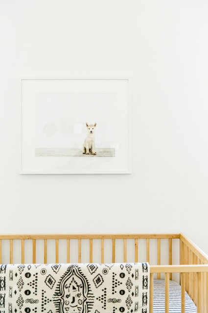 White nursery inspiration and newborn photos by Hello Pinecone