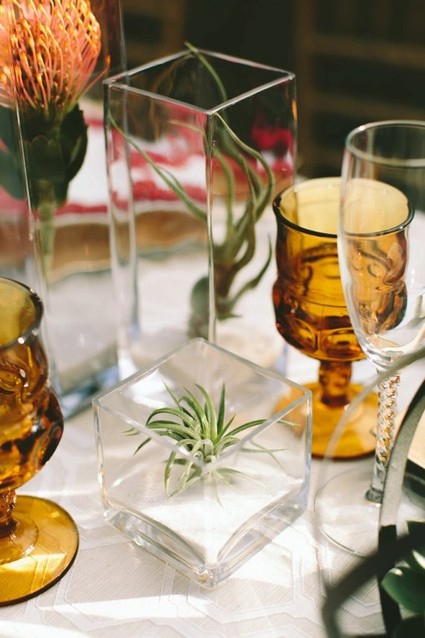 Geometric modern wedding inspiration