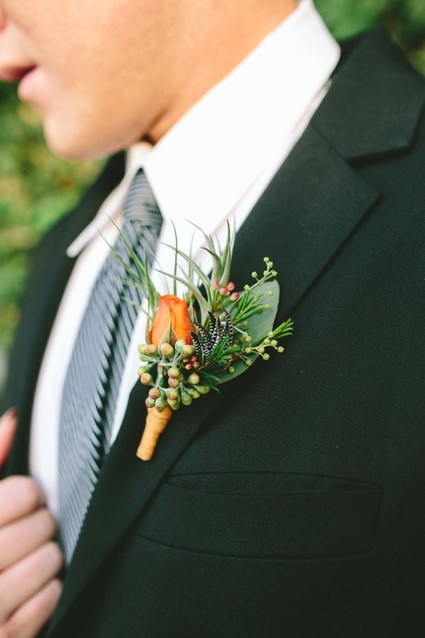 Grooms boutonnière