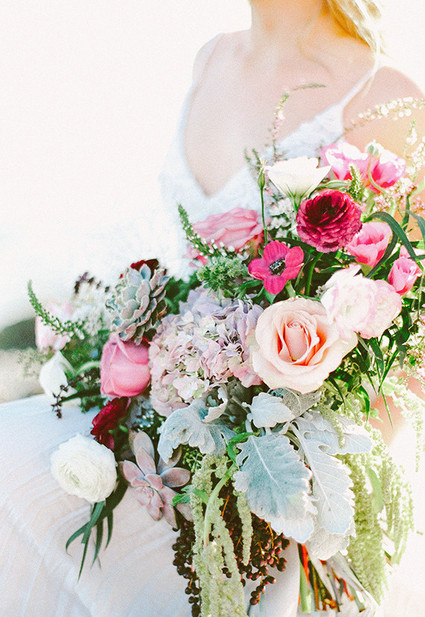 Red and pink bouquet