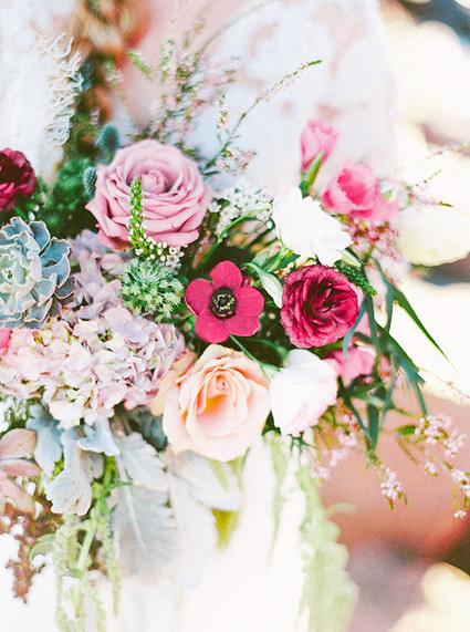 Red and pink bouquet