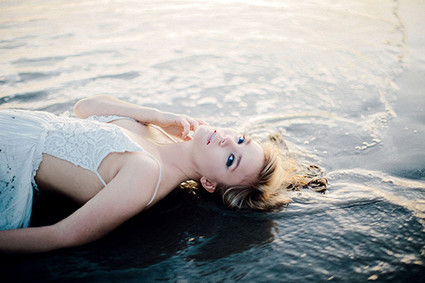 Romantic seaside wedding inspiration Inspiration