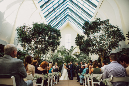 Modern Nebraska wedding ceremony