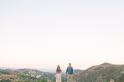 Malibu Sunset Engagement Shoot