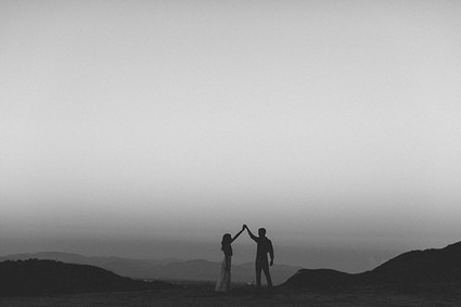 Malibu Sunset Engagement Shoot