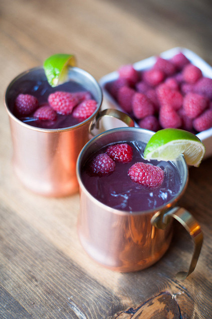 Raspberry Wedding Cocktails