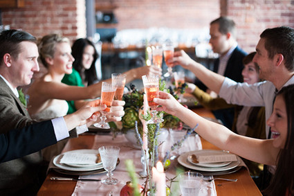 Intimate Restaurant Wedding