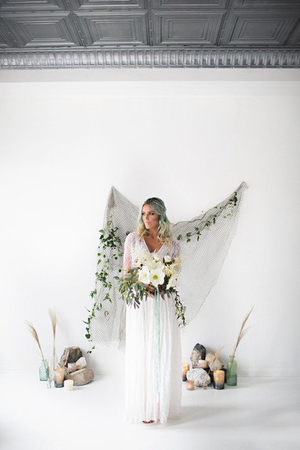 Bohemian Seaside Wedding Inspiration Bride