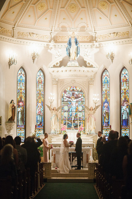 Modern Art Museum wedding ceremony