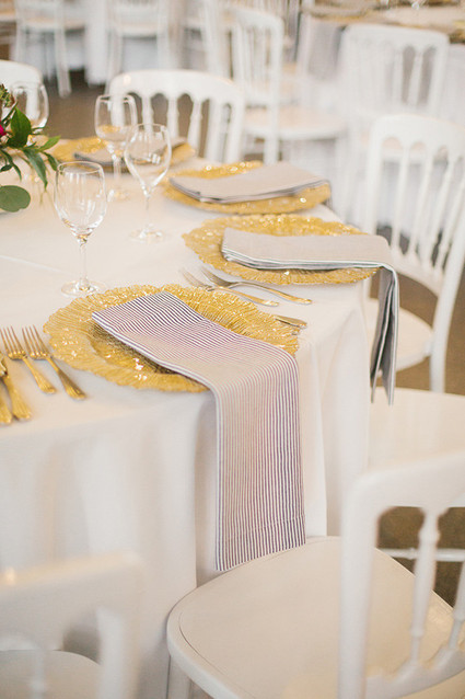 Modern Art Museum Wedding Place Setting