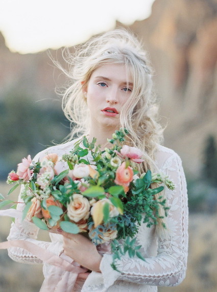 Organic Natural Oregon Wedding Inspiration Inspiration