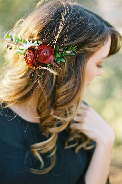 Engagement shoot hairstyle