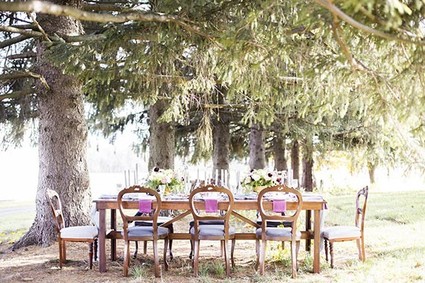 Old World vintage wedding tablescape