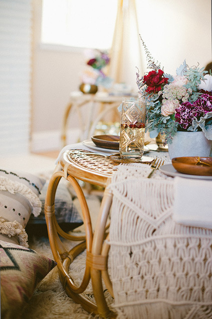 Bohemian New Years brunch inspiration