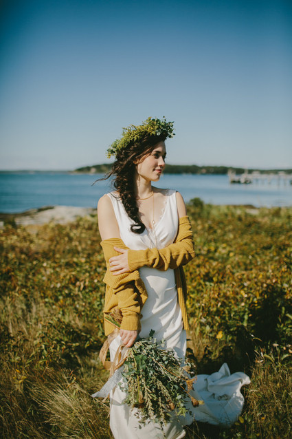 Golden Fall Coastal Wedding Inspiration