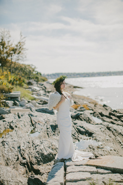 Golden Fall Coastal Wedding Inspiration