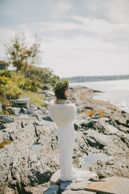 Golden Fall Coastal Wedding Inspiration