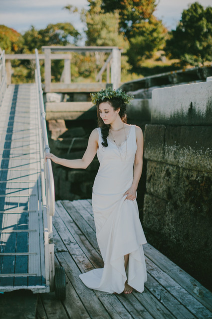Golden Fall Coastal Wedding Inspiration