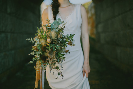 Golden Fall Coastal Wedding Inspiration