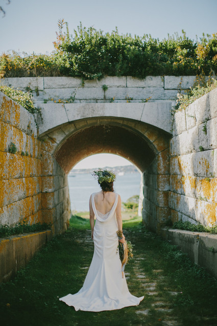 Golden Fall Coastal Wedding Inspiration