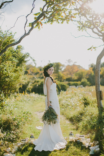 Golden Fall Coastal Wedding Inspiration