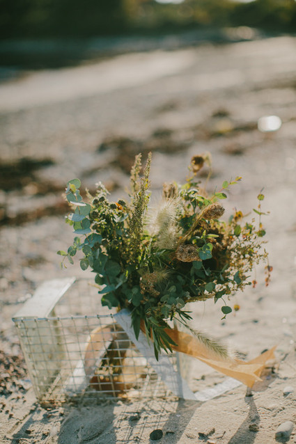 Golden Fall Coastal Wedding Inspiration