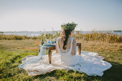Golden Fall Coastal Wedding Inspiration