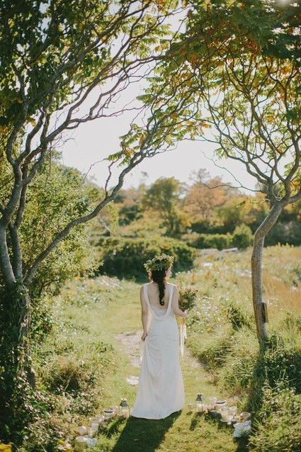 Golden Fall Coastal Wedding Inspiration