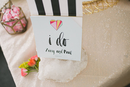 Modern Valentine's Day Wedding Inspiration