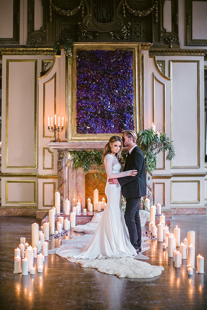 Romantic Luxe wedding portrait Inspiration