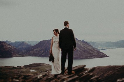 New Zealand mountaintop elopement