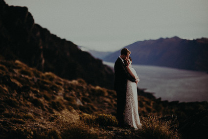 New Zealand mountaintop elopement