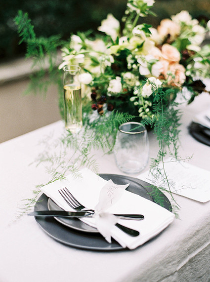 Organic garden wedding inspiration