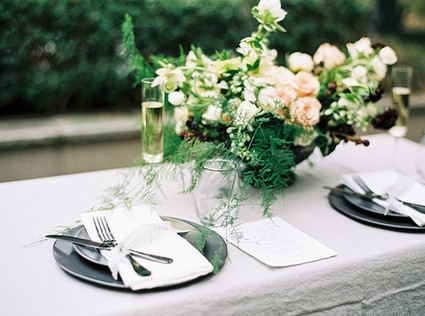 Organic garden wedding inspiration