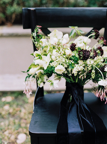 Organic rose and ranunculus bouquet